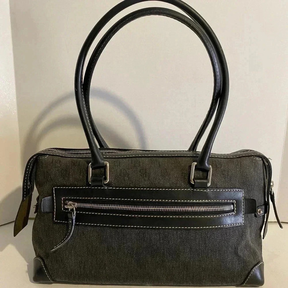 Dooney & Bourke DB signature print canvas bag - Picture 2 of 14